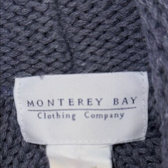Monterey Bay Blue Turtleneck Sweater Relaxed Fit - Picture 2 of 9